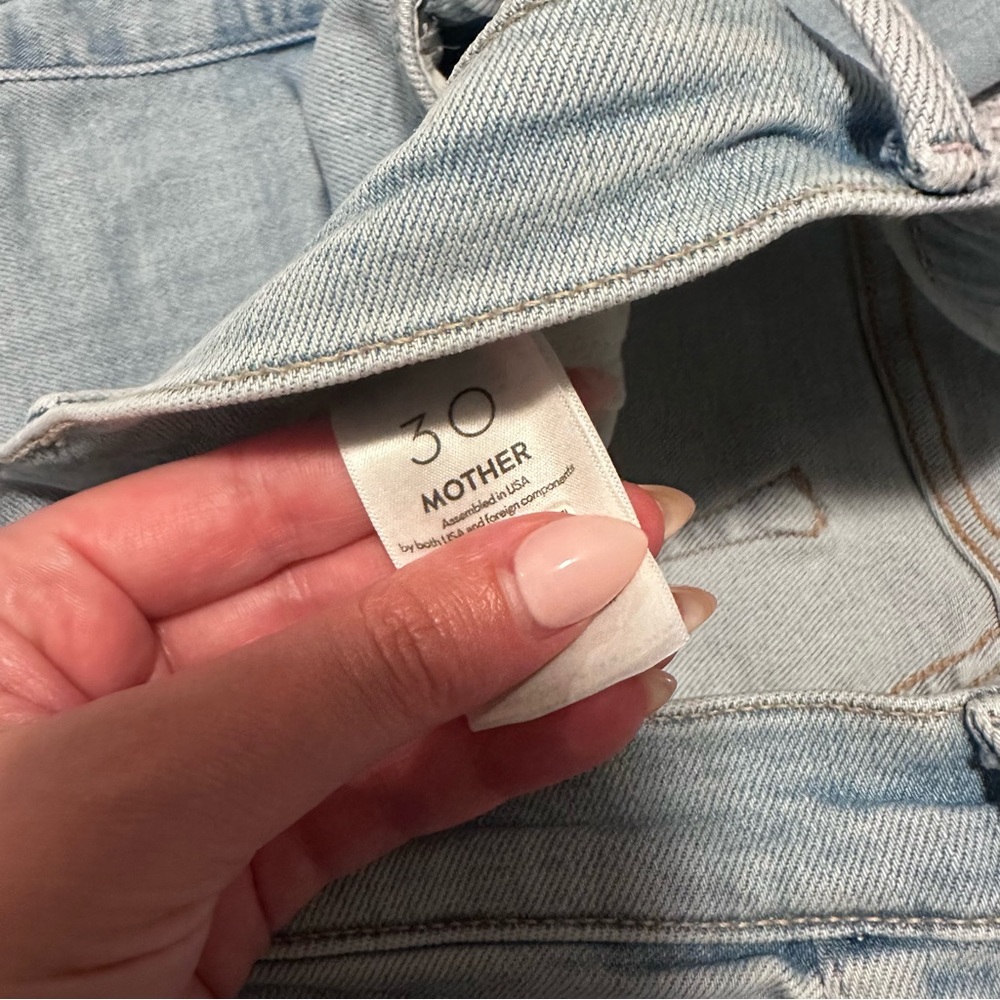 MOTHER Denim the weekender flare jeans blessing in disguise size 10 - Picture 6 of 10